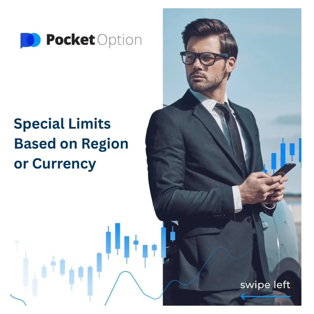 Special limits based on region or currency on Pocket Option.