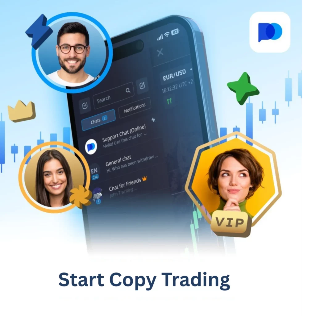 Start copy trading on Pocket Option.